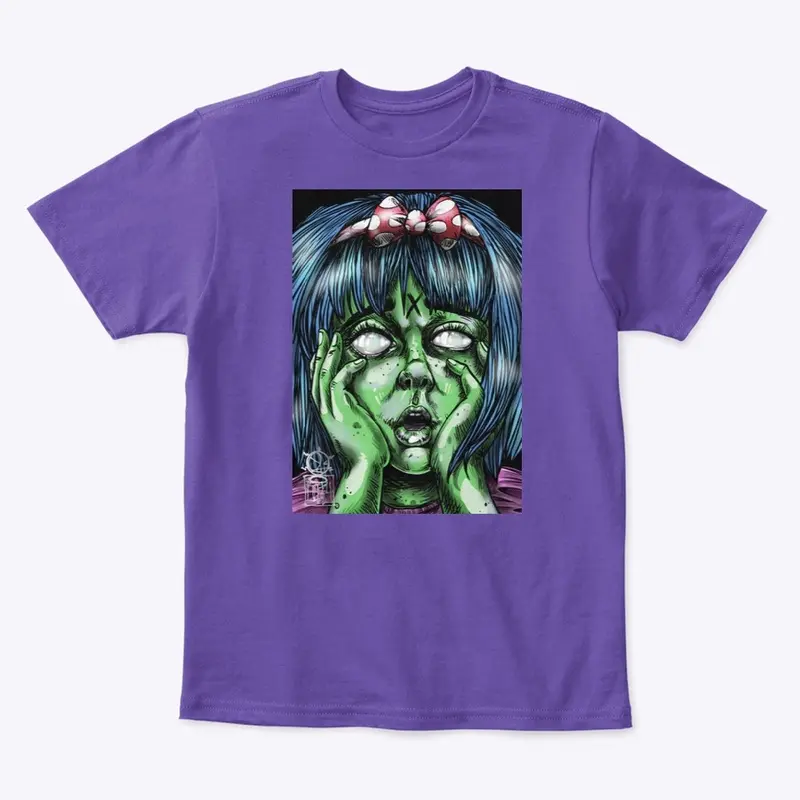 I cant feel my face kids tee